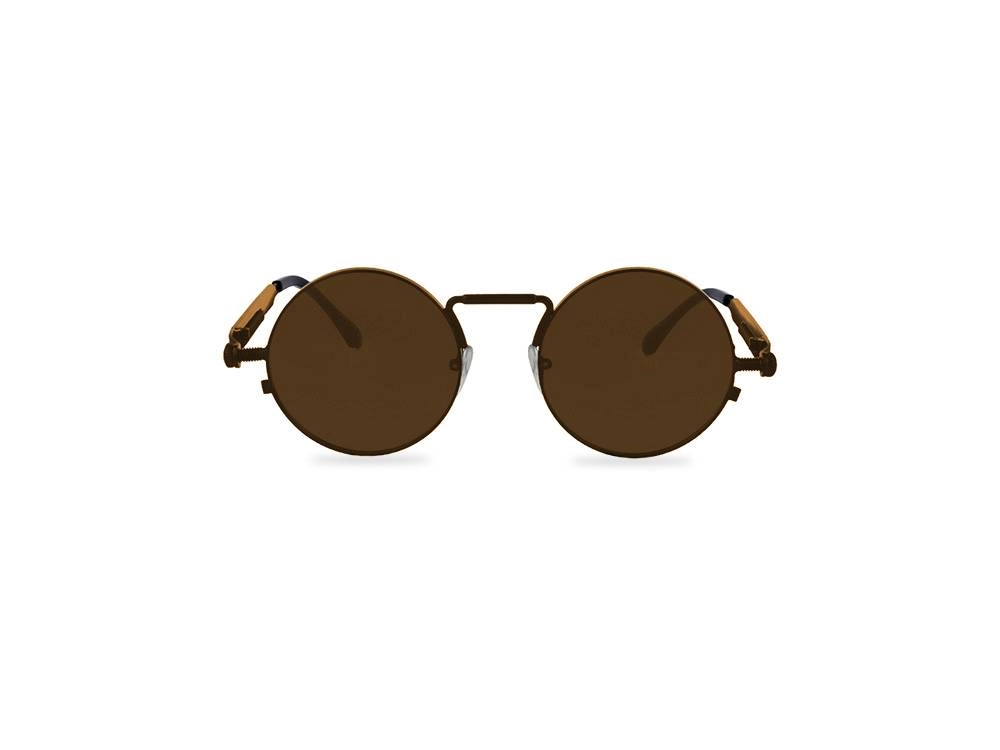 Unisex braon lenonke Retro classic REc08 sa braon okvirom prednji