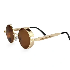 Unisex braon lenonke Retro REstp12 sa zlatnim okvirom katalog