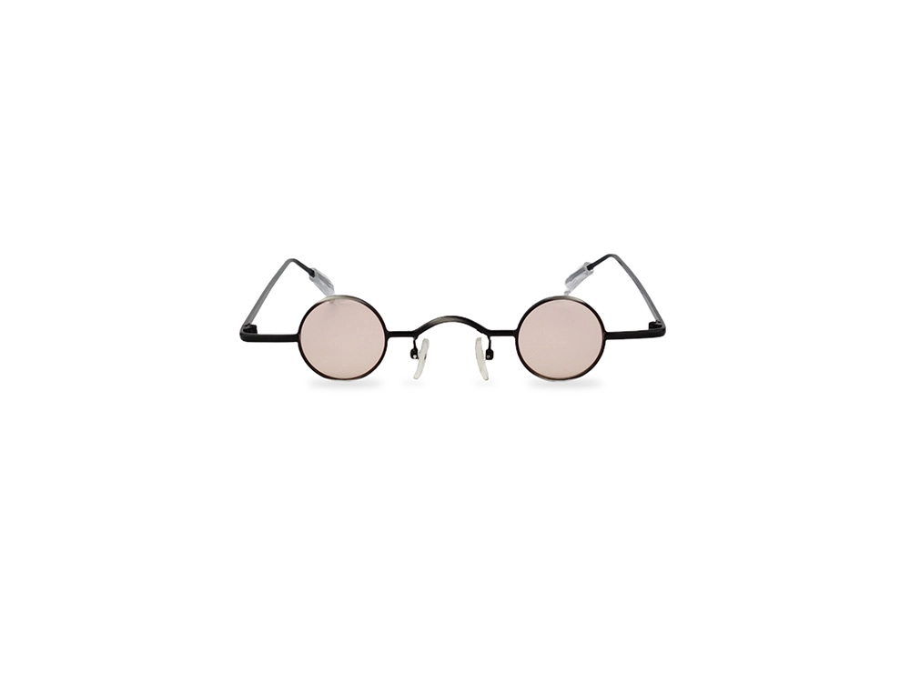 Unisex roze lenonke Retro classic REmini05 sa crnim okvirom prednji
