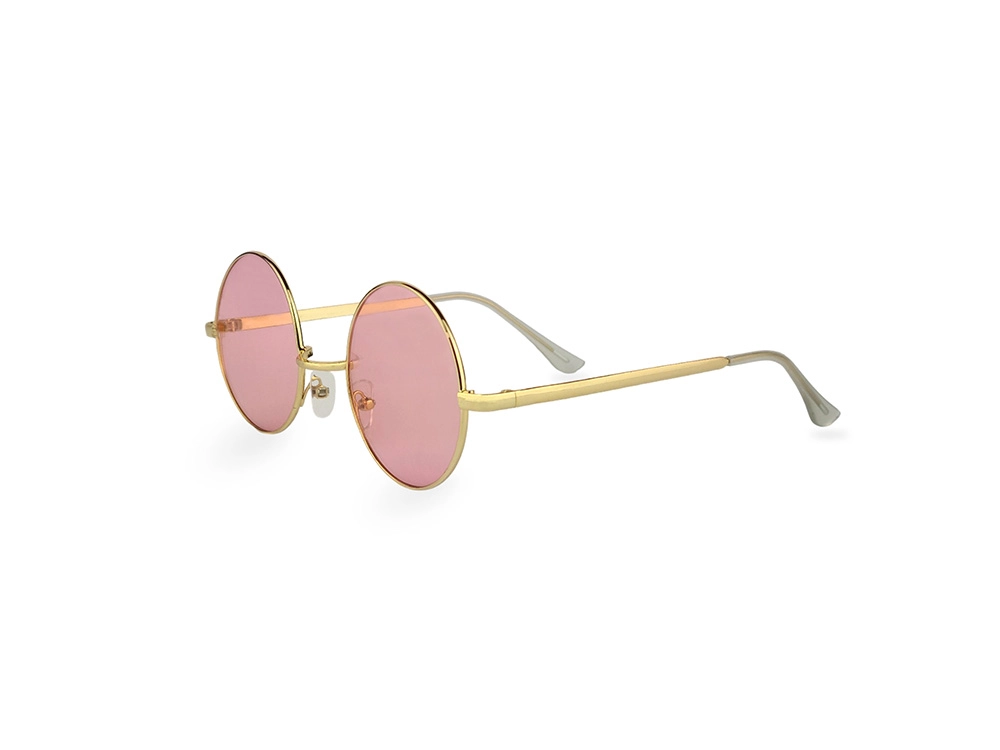 Zenske roze lenonke Classic CL13 sa zlatnim okvirom katalog