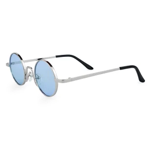 Unisex svetlo plave lenonke Retro classic REclsnm04 sa sivim okvirom katalog