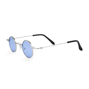 Unisex svetlo plave lenonke Retro classic REm07 sa sivim okvirom katalog
