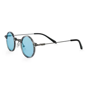 Unisex svetlo plave lenonke Vintage classic VC07 sa sivim okvirom katalog