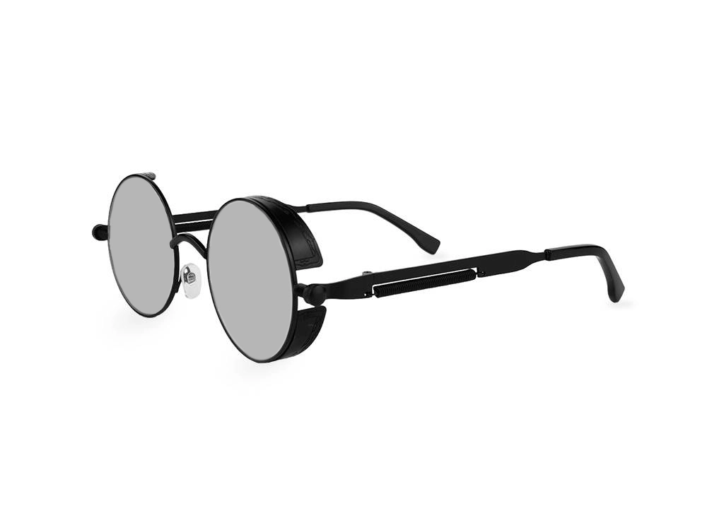 Unisex crne lenonke Retro REstp21 sa sivim staklima sa ogledalo efektom katalog