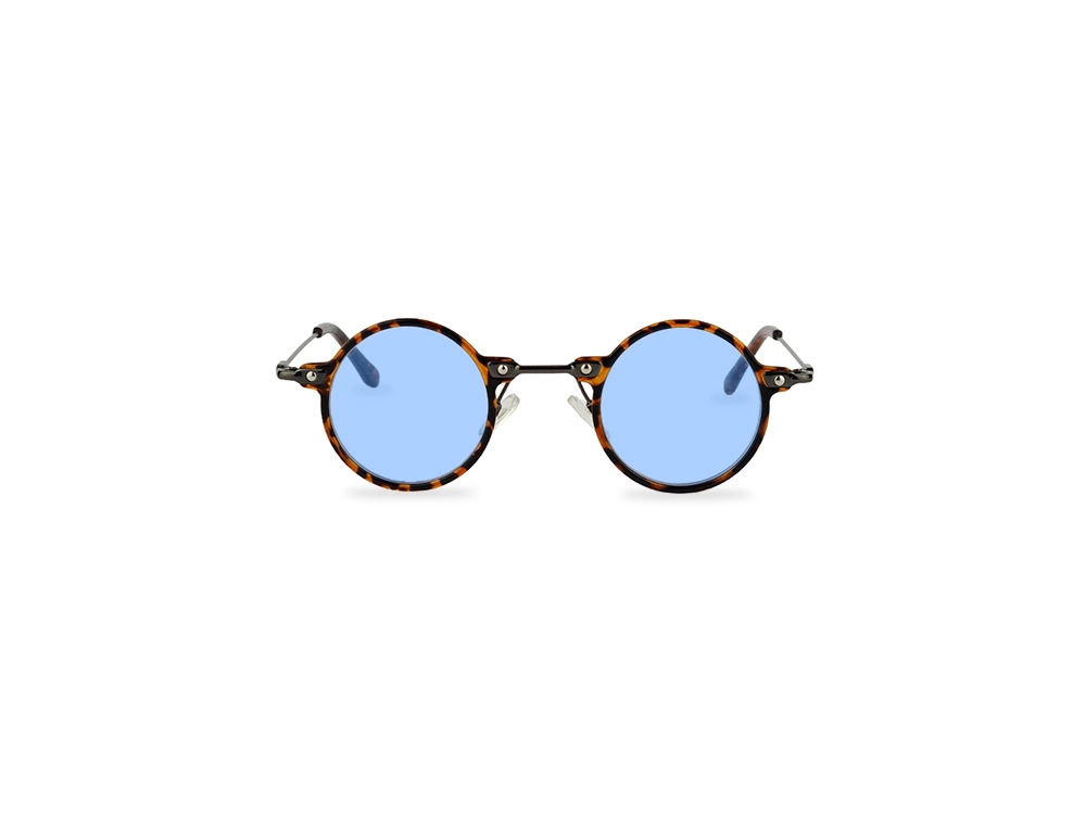 Unisex plave lenonke Vintage classic VC08 sa tigrastim okvirom prednji