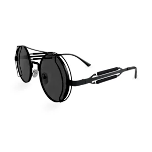 Unisex crne lenonke Retro REg01 sa crnim okruglim staklima katalog