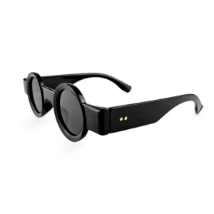 Unisex crne lenonke sa malim staklima i crnim plasticnim okvirom retro classic REmpl01 katalog