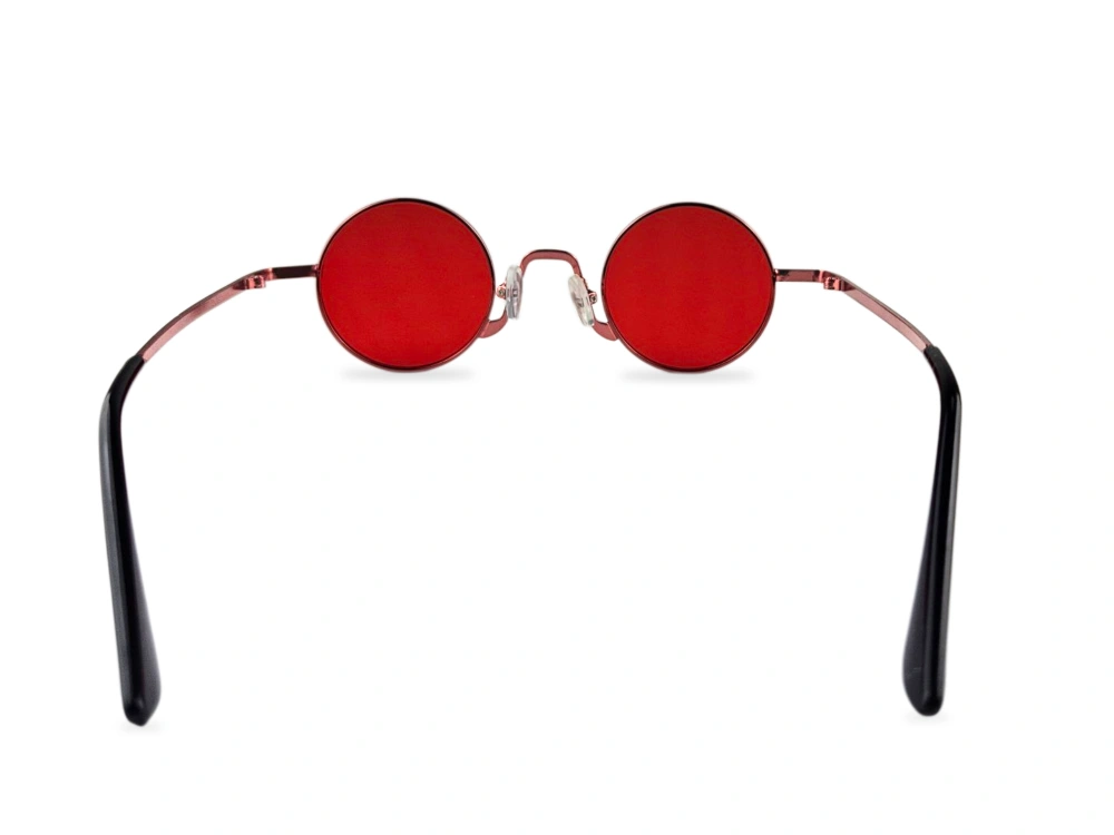 Unisex crvene lenonke Retro classic REclsnm10 sa crvenimn okvirom zadnji