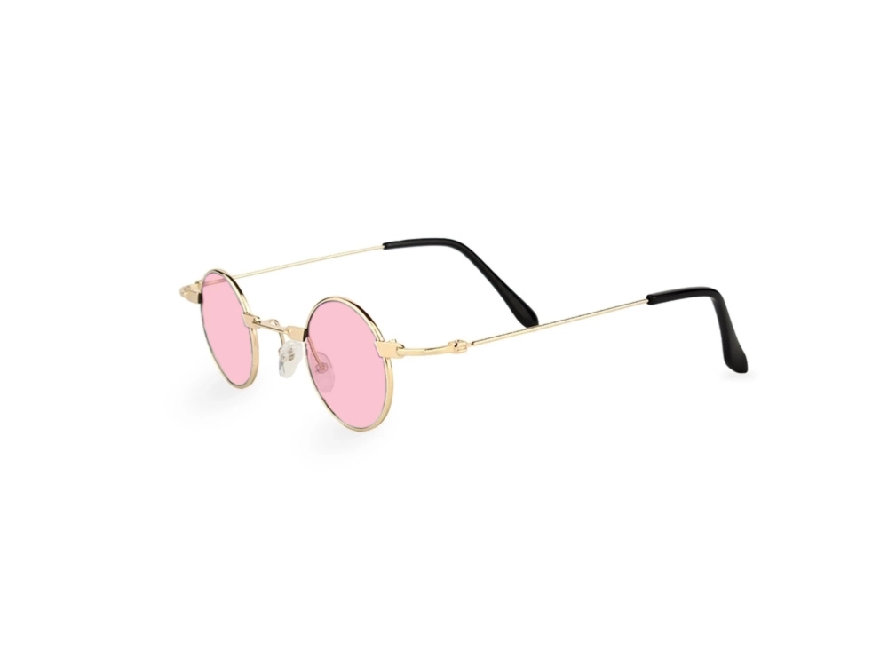 Unisex roze lenonke Retro classic REm09 sa zlatnim okvirom katalog